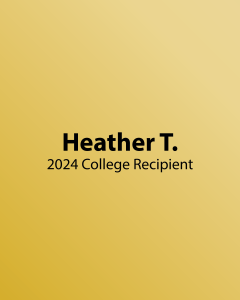 Heather T 2024 scholarship placeholder image